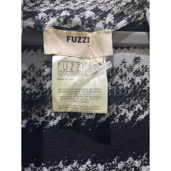 Fuzzi Reversible Black & White Caplet Jacket Sz XS - Picture 3 of 5
